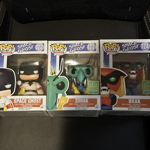 Funko POP! Animation: Space Ghost Lot of 3: # 122, # 123, & # 124