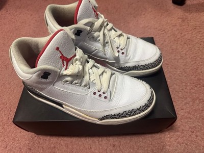 Nike Air Jordan 3 White Cement 88 2013 OG Dunk Contest Size 8.5 580775-160