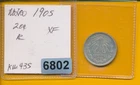 Photo of a 1905 Mexico 20 Centavos Silver from an eBay listing that sold on Jul 14, 2026