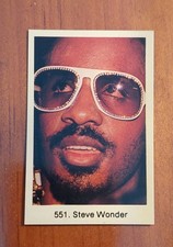 Stevie Wonder — 1980 Popbilder Period After Number V #551