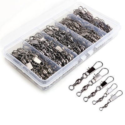 #ad #ad 200PCS Barrel Snap Swivel Fishing Accessories Premium Fishing Gear Equipment wi $17.71