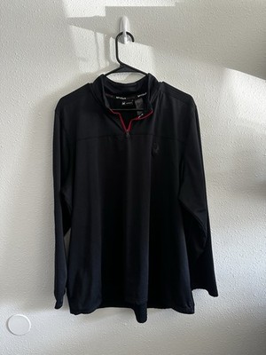 Spyder Active ProWB Men's Black 1/4 Zip Pullover XL Long Sleeve Mock Neck