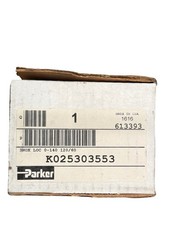 Parker Solenoid Valve, Model: K025303553 120V 60HZ