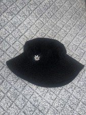 Art Class Black Corduroy Daisy Bucket Hat One Size Fits Most Girls