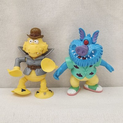 Bandai 1991 Little Dracula Werebunny and Maggot (read description for issues)