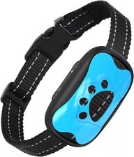 Anti Bark Collar Stop Dog Barking Sound Vibration S/M/L Adjustable Rechargeable