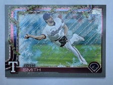 2025 Topps Holiday Silver Glitter Josh Smith Texas Rangers #H153