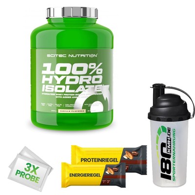 (33,83EUR/kg) Scitec 100% Whey Hydro Isolate 2000g Dose + Bonus