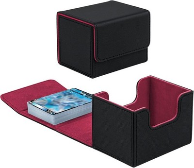 Tolesum Card Deck Box for MTG, Sammelkarten Kartenbox für 100+ Karten, PU Leder