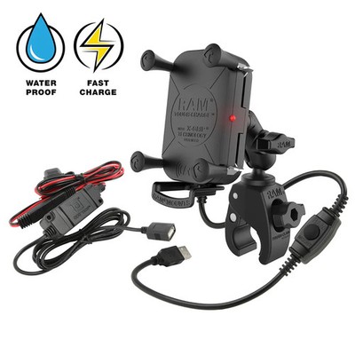 RAM Mounting Systems RAM-B-400-A-UN12W-V7M-1 RAM Mount Tough-Charge 15W Wireless