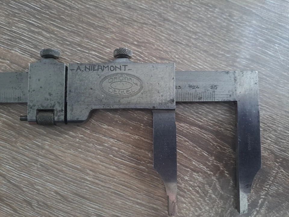 Ancien Pied À Coulisse Original Deckel - Photo 3/4