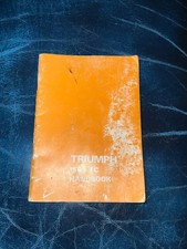 Triumph 1500 TC Owners Manual Handbook - Hand Book Document