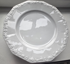 Piatto da portata Rosenthal Maria bianco 24 cm porcellana rilievo
