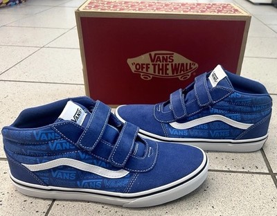 VANS Ward Mid V Jungen Sneaker Schuhe Gr. 39 Blau Neu