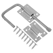 Silver Stainless Steel Heavy Duty Slide Bolt Lock For Internal Door Security