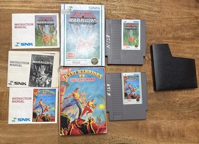 Ikari Warriors Nintendo NES 1 And 2 Victory Road Near Complete
