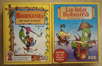 ''Bohnanza'' + Erweiterung zur See ''La Isla Bohnita'' - Amigo --- sehr gut