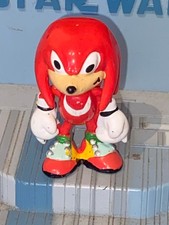 Sonic The Hedgehog Knuckles Figure Retro 1990s Sega Toy Figure TOMY