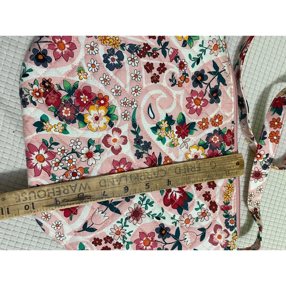Bandolera Vera Bradley Pradera Patrón Paisley Hipster Foto 4 de 4