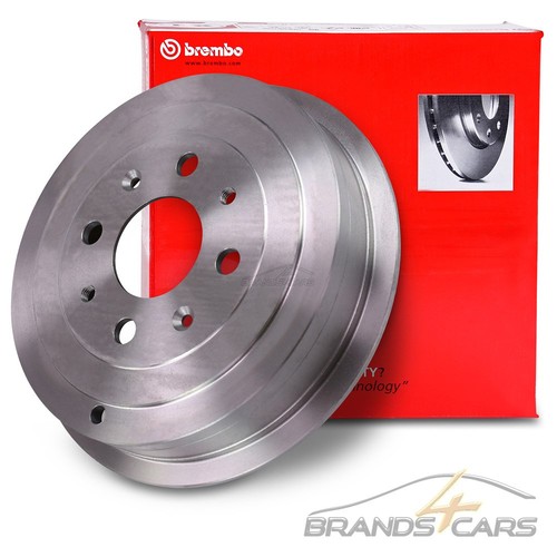 2x BREMBO BREMSTROMMEL SATZ HINTEN FÜR FIAT PUNTO 199 OPEL ADAM CORSA D - Bild 2 von 7