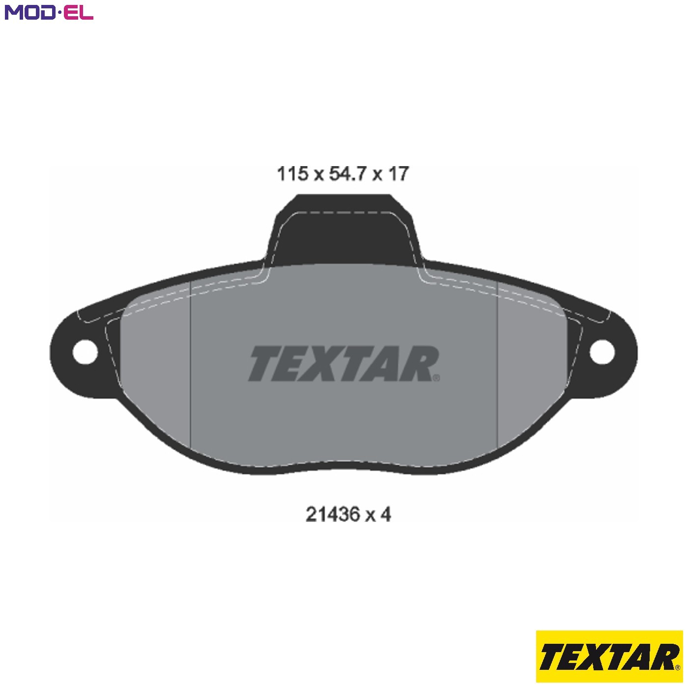 BRAKE PAD SET DISC BRAKE 2143602 FOR ZASTAVA FIAT SEICENTO/600/Hatchback/Van 10