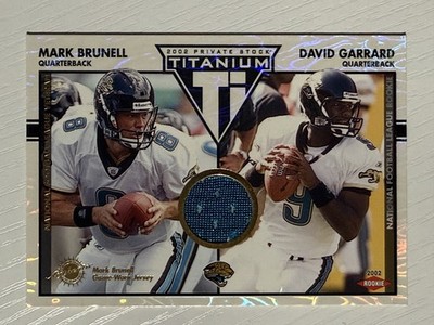 Mark Brunell/David Garrard 2002 Private Stock Titanium Game Jersey 209/500