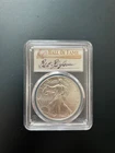 2021 American Silver Eagle MS70 FDOI HOF Bert Blyleven Signed Pop 25