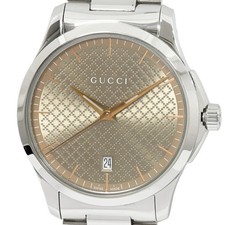 Gucci G-Timeless YA1264053 Men's Watch, Silver, , Authentic