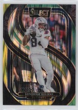 2024 Panini Select Premier Level Green & Yellow Shock Prizm Kendrick Bourne 1i3j