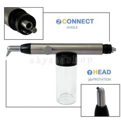Dental Aluminum Oxide Micro blaster Air Abrasion Polish Sandblaster With Water