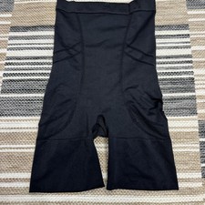 Spanx Shorts Women's 1X Black High-Waisted Shapewear Mid Thigh Tummy Control