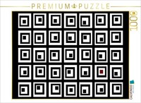 Calvendo Puzzle Retro In Black-And-White Checks | 1000 Pieces, Finished Size 25.