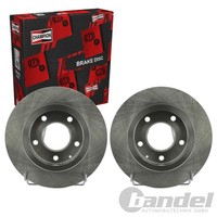 2X Champion Bremsscheiben 261Mm Voll Hinten Passend FüR Ford Usa Probe Mazda
