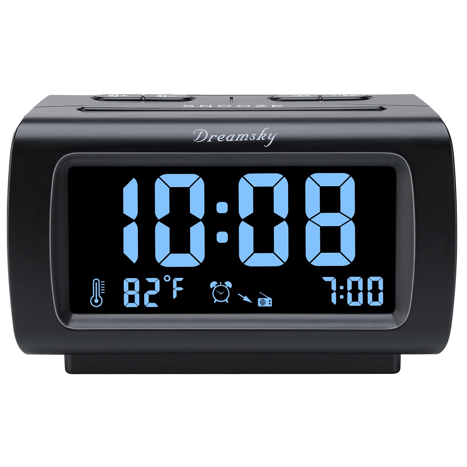 Radios For Bedrooms With Battery Backup, Large Big Numbers W