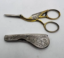 Singer Sewing Tracing Wheel Folding  Featherweight Machine Collectible Scissors