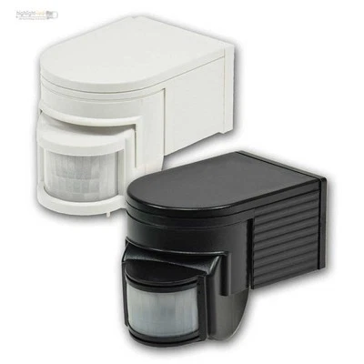 CHILITEC Aufputz Bewegungsmelder IP44 Innen & Aussen 180° Pir Sensor LED geeignet 3-Draht