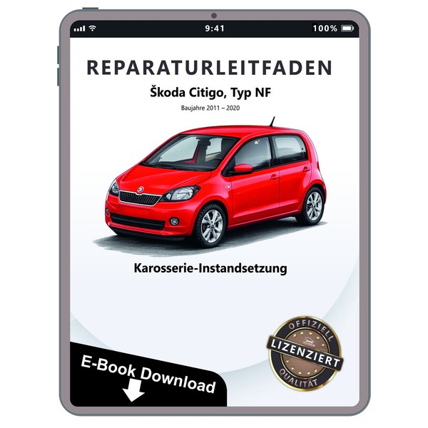 Skoda Citigo 2011-2020 Karosserie Unfall Instandsetzung Reparaturleitfaden Ebook-image