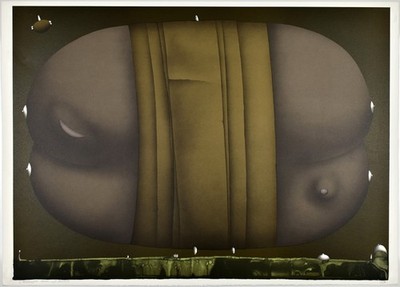 Dollhopf, Venus und Amor I. [19]75. [Signierte Original-Farblithografie].