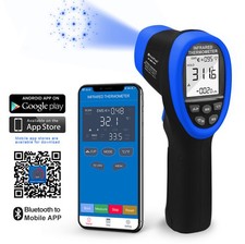 BTMETER Professional 16:1 Infrared Temp-Gun Infrared Thermometer Date Storage US