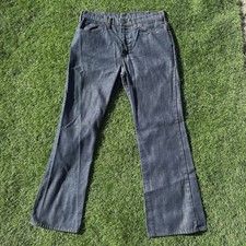 Vintage 1974 Levi 646 Jeans 32 x 29.5 Big E Denim 646-1918 Dark Wash