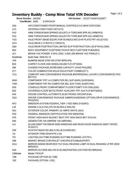 Automatic Transmission AWD Fits 98-00 ASTRO 2612890 Foto 2 de 4