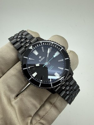 Zodiac Super Sea Wolf Black Dial 40mm Black Stainless Steel Auto Watch ZO9276