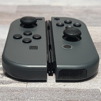GENUINE OEM Nintendo Switch Joy Con Controller L+R Grey Tested | eBay