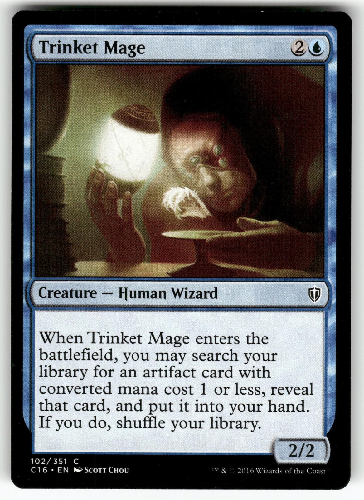 Trinket Mage 102 Common Commander 2016 Near Mint