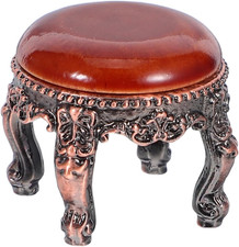 1Pc Dollhouse Stool Dollhouse Dining Chairs Table Chair Model Miniature Furnitur