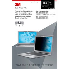 3m 14.0" Widescreen Laptop Privacy Filter - 14"notebook, Monitor pf140w9b 