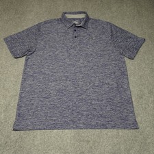 Under Armour Men's XL Purple Heather Heatgear Loose Fit Polo Shirt