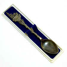 PETITE CUILLERE COLLECTION CATHEDRALE STRASBOURG 11 CM SILVER PLATED FRANCE