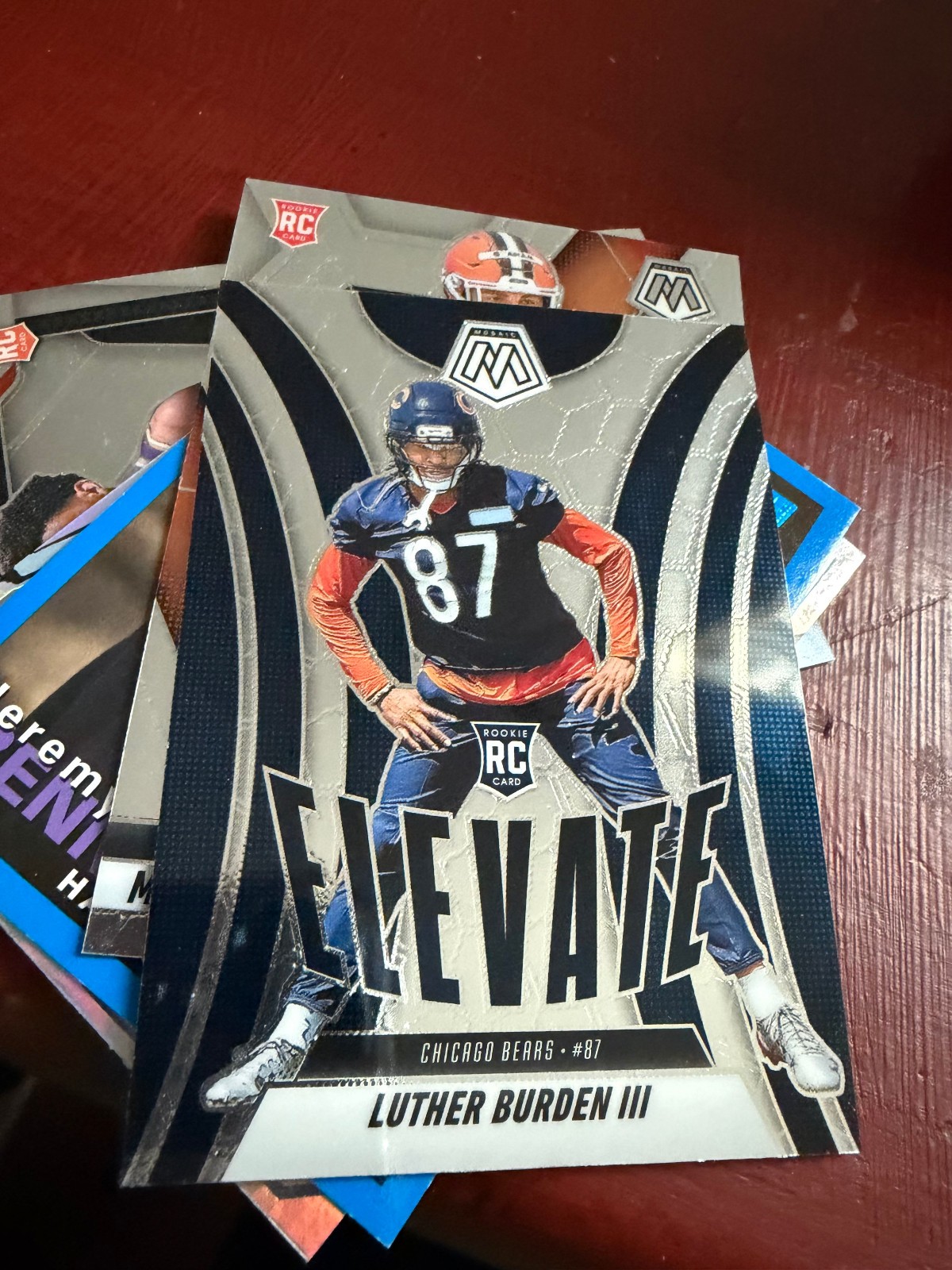 2025 Panini Mosaic Elevate Luther Burden III Chicago Bears #7