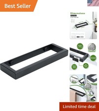 Towel Bar Wall Mount Stainless Steel Towel Rack for Bathroom 8 Inch Matte Black